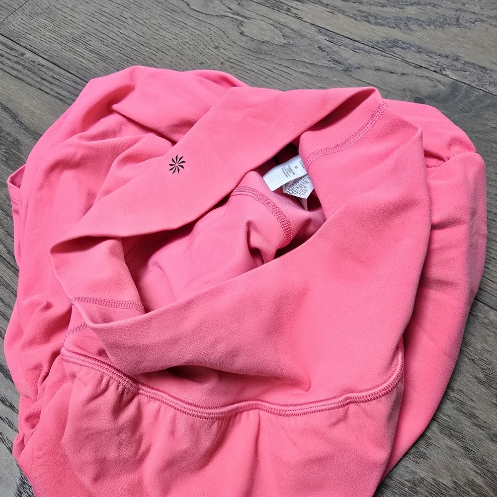 Athleta Transcend Ruched Skort in Coral Pink - Picture 8 of 12
